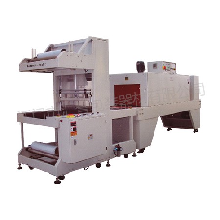 Hy-6030az + hy-6040e automatic direct feeding sleeve sealing and cutting shrink packaging machine